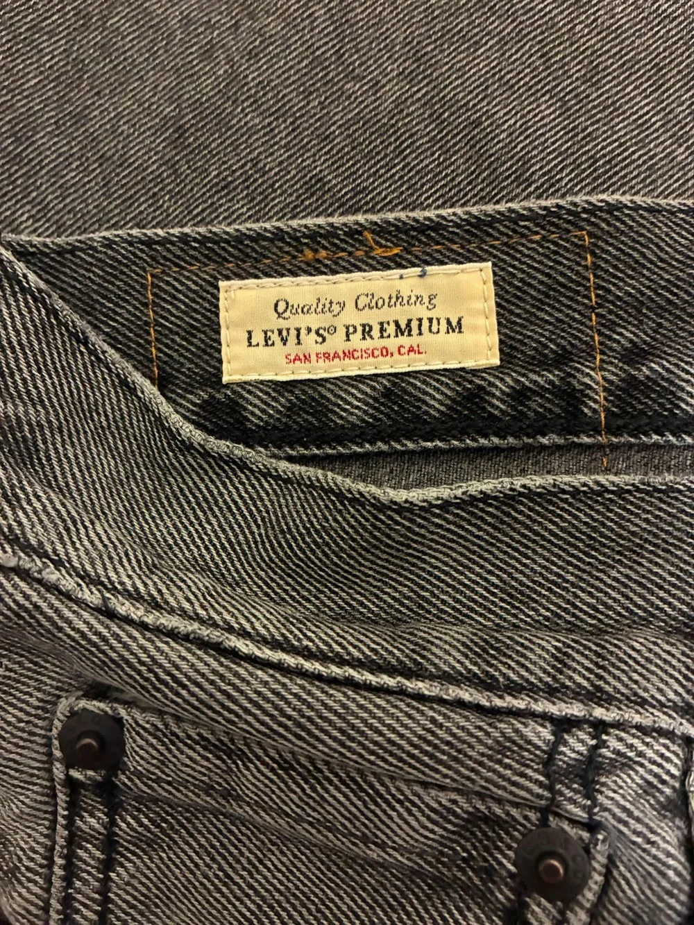 Levi's 568 Loose Straight Men Grey Jeans 100% Cotton 30x30